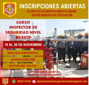 Oferta Curso Inspector de Seguridad Nivel Básico